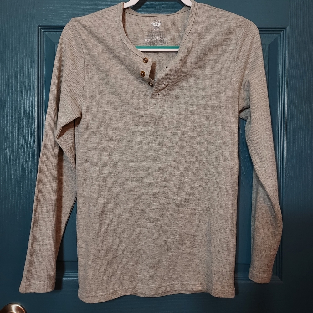 Dockers Gray Loungewear Top